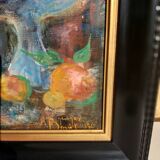 Oil on canvas bouquet of flowers Georges Benoit