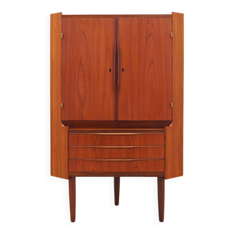 Meuble d'angle en teck, design danois, années 1970, production : Danemark