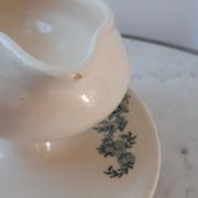 Saucière terre de fer Longchamp fin XIXème