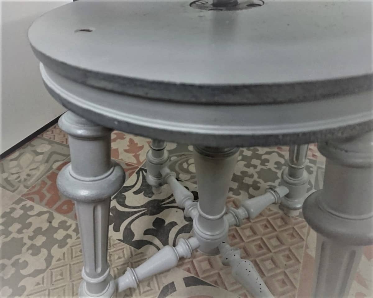 Antique piano stool