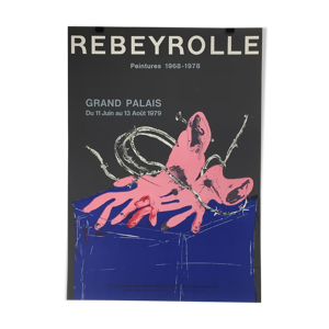 Affiche exposition Rebeyrolle au
