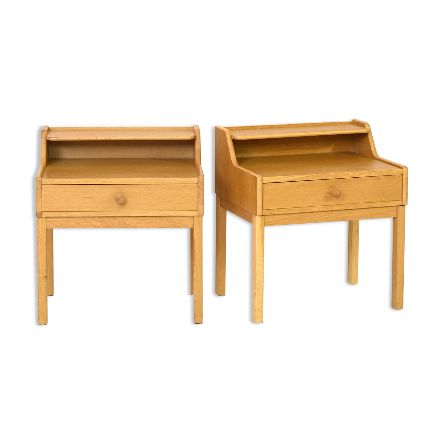 Nordic oak nightstands