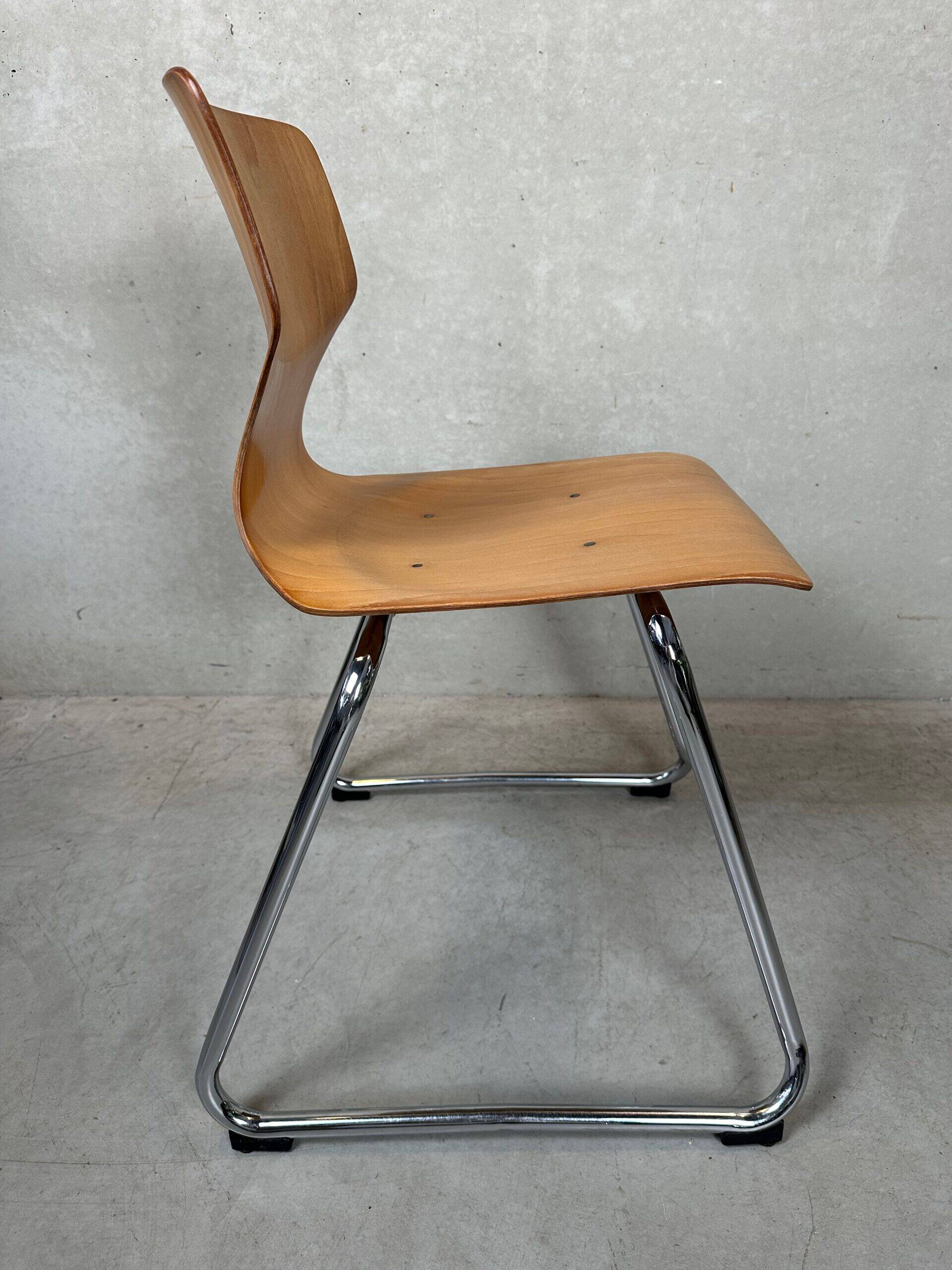 Vintage Pagholz plywood chair – Adam Stegner, 1970s