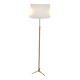 Italian modernist adjustable brass floor lamp