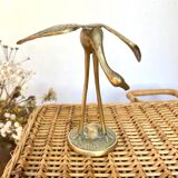 Golden brass bird