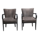 Paire de fauteuils bridge contemporains