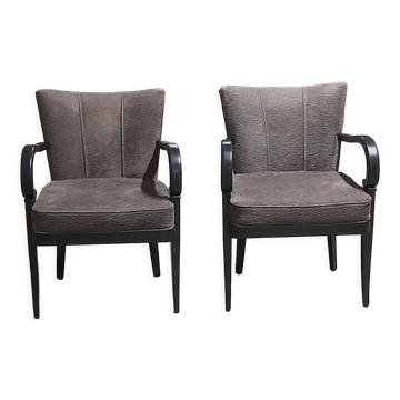 Paire de fauteuils bridge contemporains