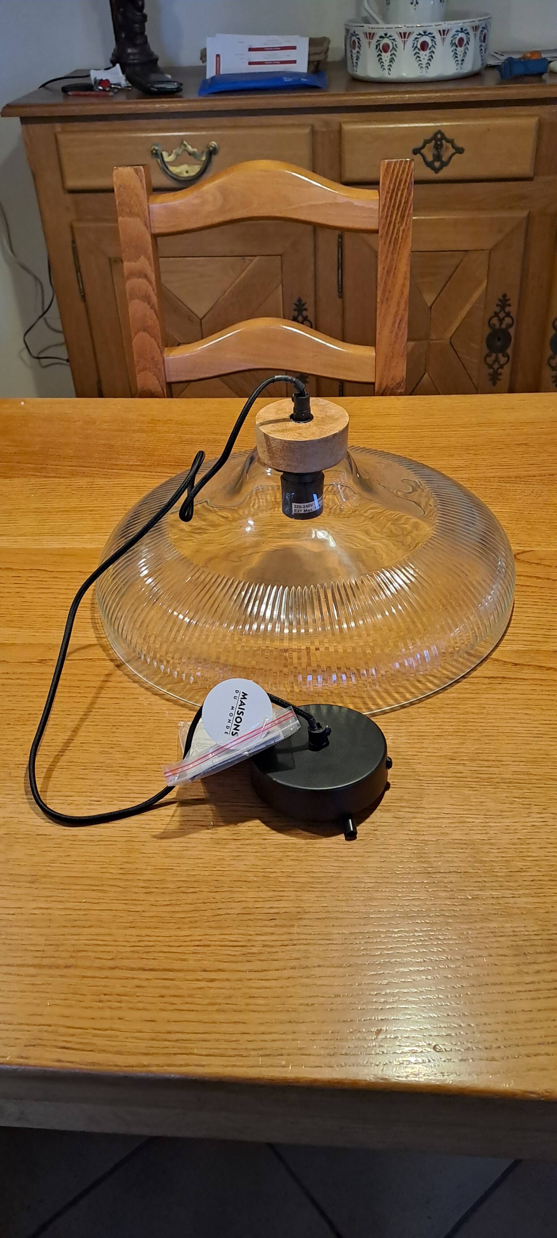 New Maison du monde industrial pendant light