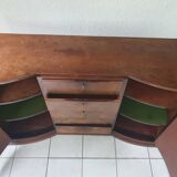 Original 1950s sideboard, height 94 cm, with dovetail drawers