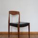 Lot de 8 chaises scandinaves palissandre skaï