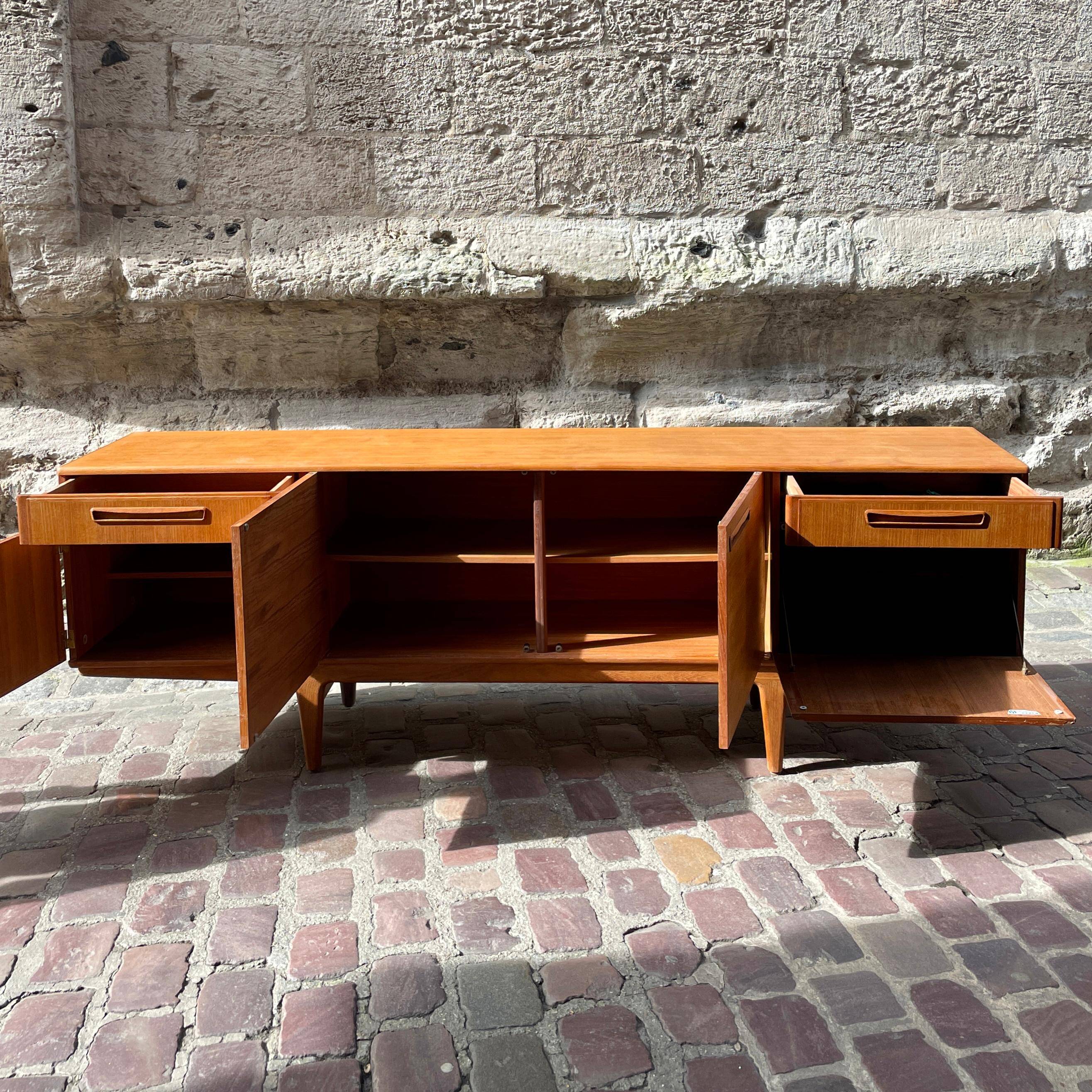 Scandinavian teak sideboard by Sven Ellekaer from the 1960s.