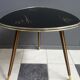Black and Gold glass table 1960s