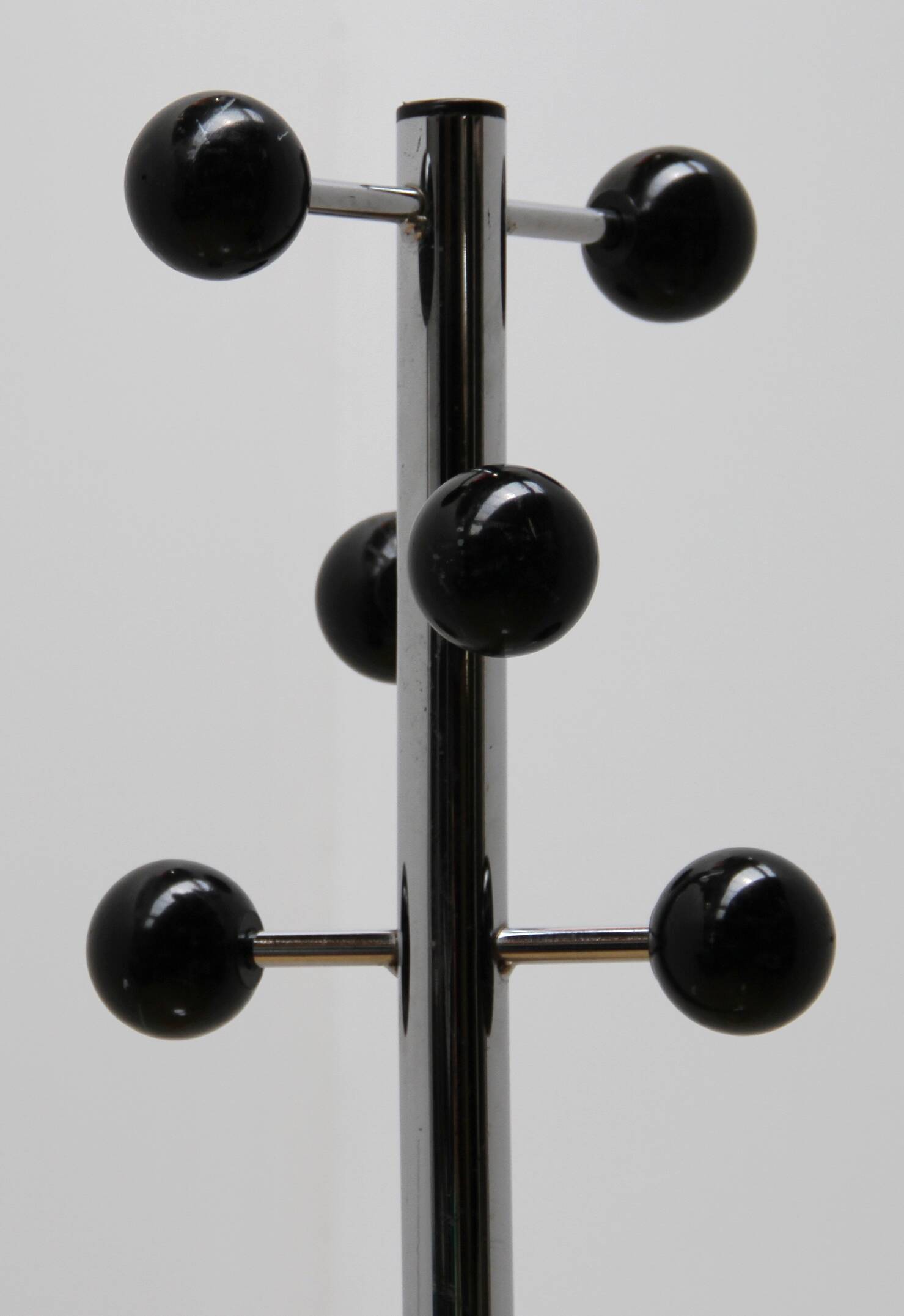 Designer stainless steel coat rack