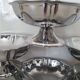 6 dessert bowls by Guy Degrenne in 18/10 stainless steel