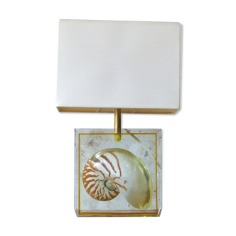 Table lamp inclusion shell nautile