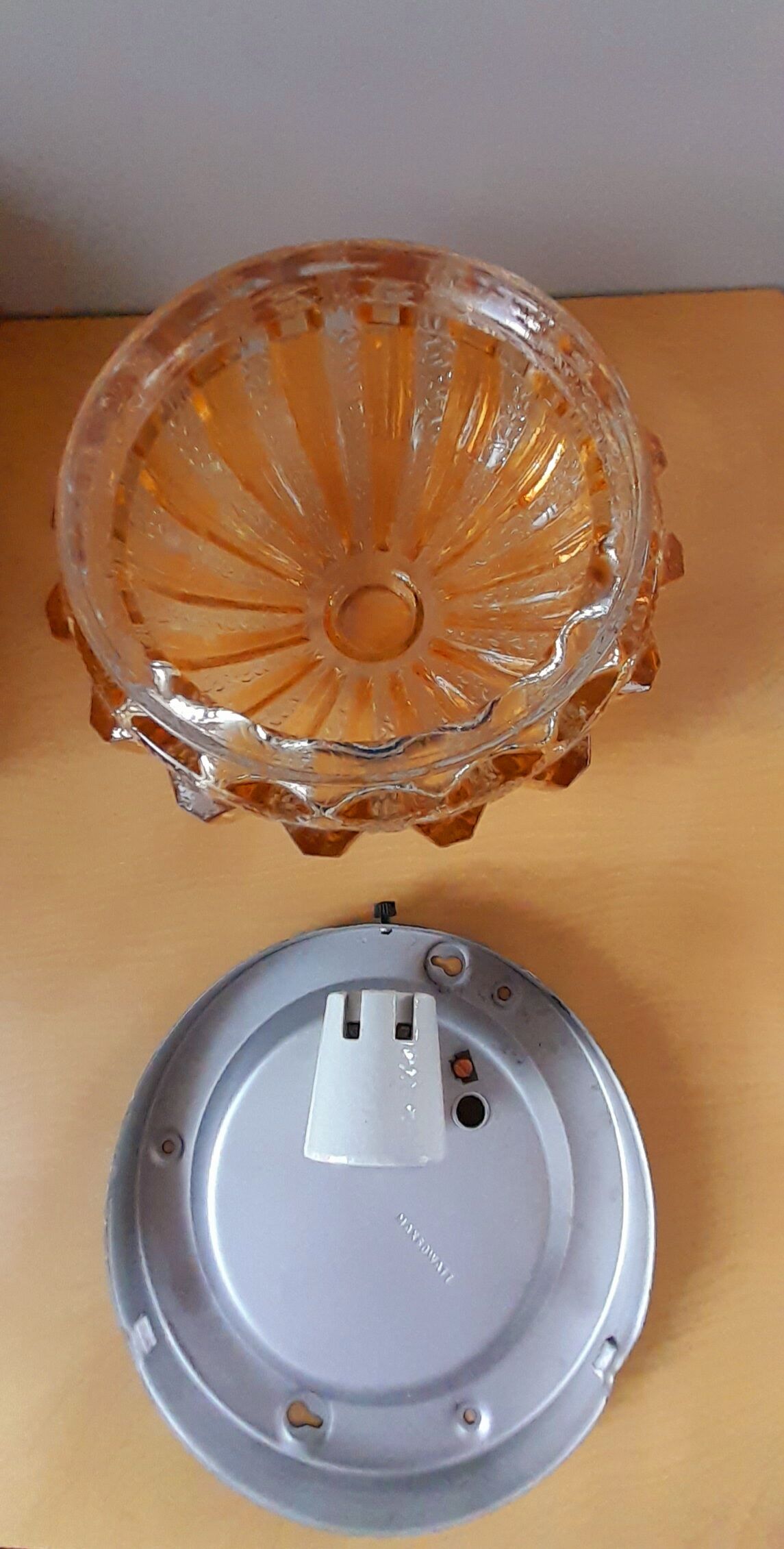 Round wall lamp jelly fish 60s.