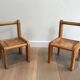 Paire de chaises d'enfants