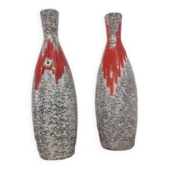 Vase vintage Fat Lava Fabriqué en Hongrie dans les années 70