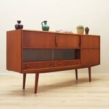 Teak highboard, Danish design, 1970s, production: Denmark