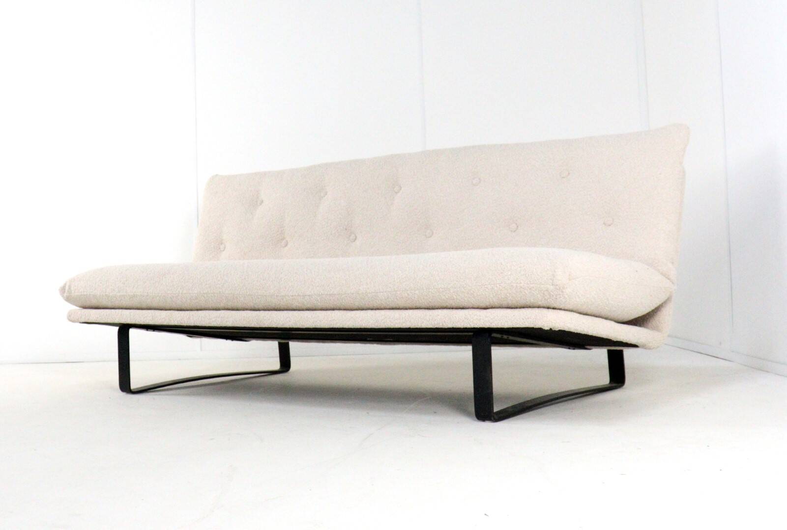 Kho Liang Ie Artifort sofa C684 - new upholstery teddy fabric