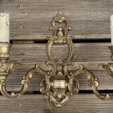 Paire d'applique en bronze 2 bras début XXeme