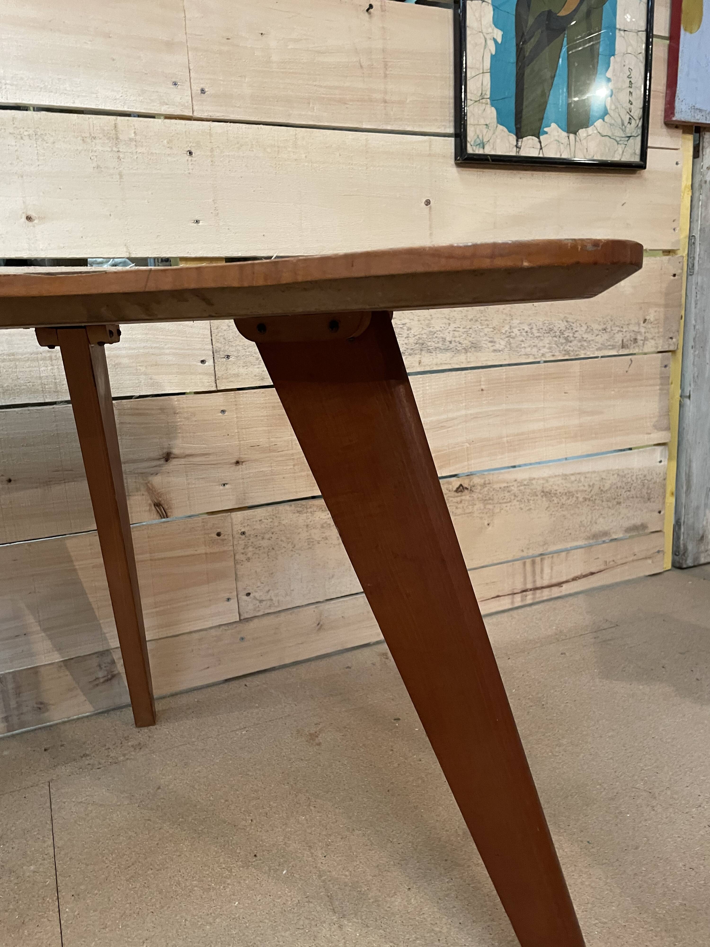 Table basse haricot vintage année 50