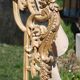 Baroque wooden wall mirror carved by Chelini  98x158cm