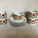 Five large bavaria flower cups with five sub-cups