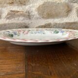 Small oval English earthenware dish Muott Meakin décor Spring Fields