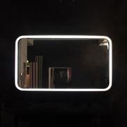 Miroir rétroéclairé en fibre de verre Italie années 70