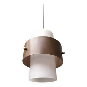 Vintage glass pendant light