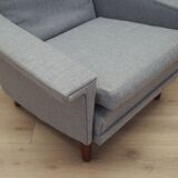 Fauteuil gris, design danois, années 1960, production : Danemark