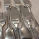 5 fish cutlery sets 11p silver plated metal goldsmith Europfelix uni-flat