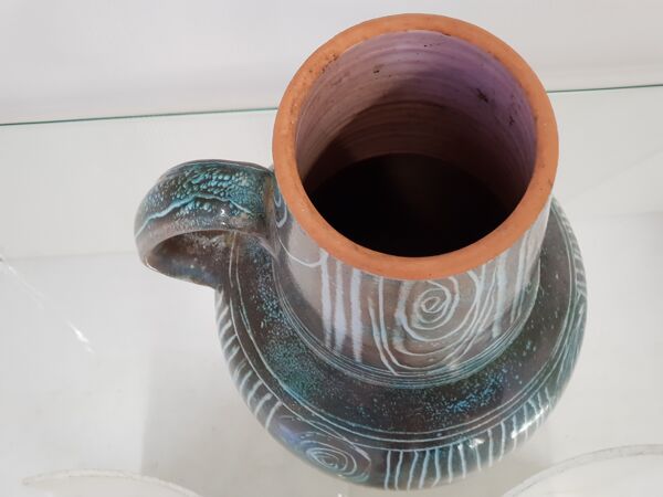 Vase Atelier Roy Montgolfier 1960 vintage