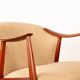 2 Scandinavian armchairs in teak and fabric, new Tyrol model, Gerhard Berg.