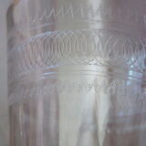 4 chiselled glasses  50s