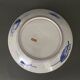 Large porcelain dish of Imari XIXth floral decoration