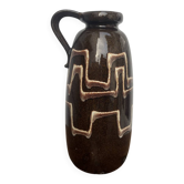 Large floor vase pitcher Scheurich 484-47 in Fat Lava ceramic