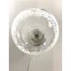 Lampe de table contemporaine en verre de murano blanc de murano dans le style des années 70