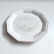 Round vintage Niderviller plate with a country decor.