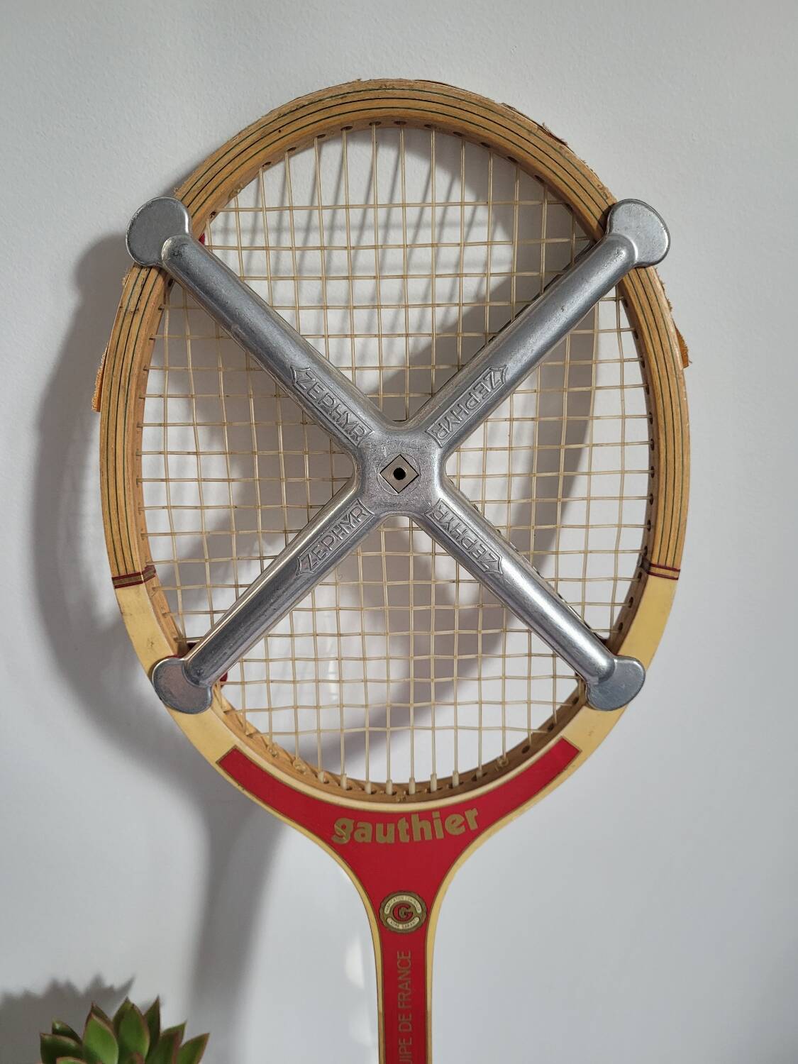 Raquette vintage Gautier en bois