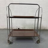 Mid-century folding serving trolley by Bremshey Solingen, 1950s