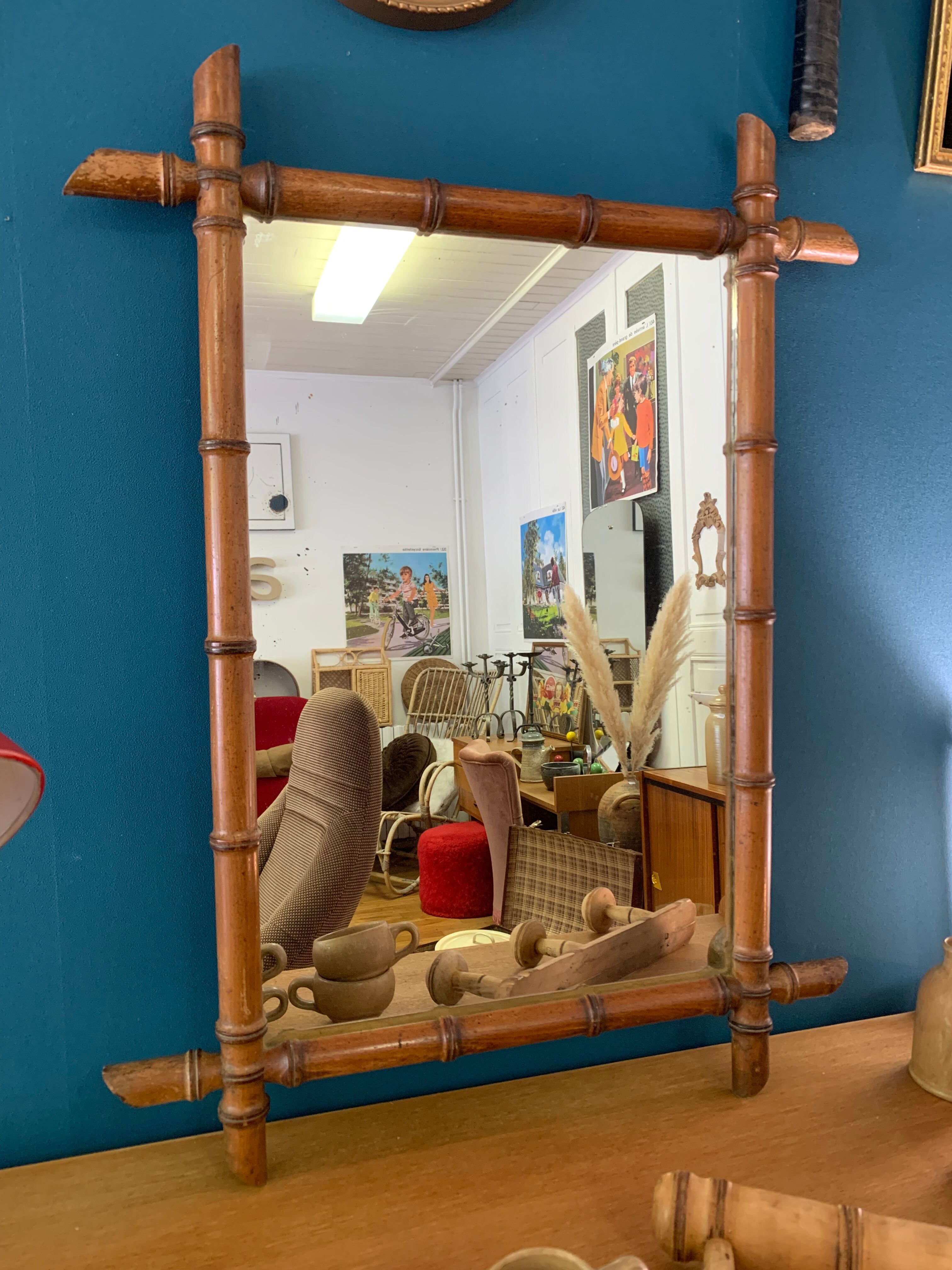 Bamboo mirror