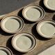 Set of 9 small dessert plates in porcelain from Sologne JO Moscow 198