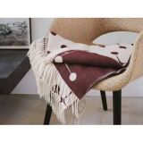 Eames Vitra Bordeaux and Beige Plaid