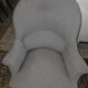 Paire de fauteuils crapaud Napoléon III