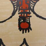 Wifredo LAM, El ultimo viaje del buque fantasma - 8, 1976. Original lithograph signed