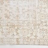 5x12 Pastel Beige Pink Turkish Vintage Area Rug, 160x375Cm