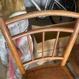 Engraved bistro chair