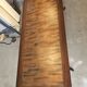 1960s wooden with copper coffee table, Denmark
